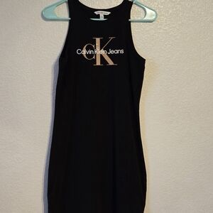Calvin Klein Black Sleeveless Dress
